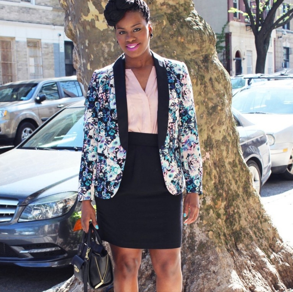 LC Floral Blazer